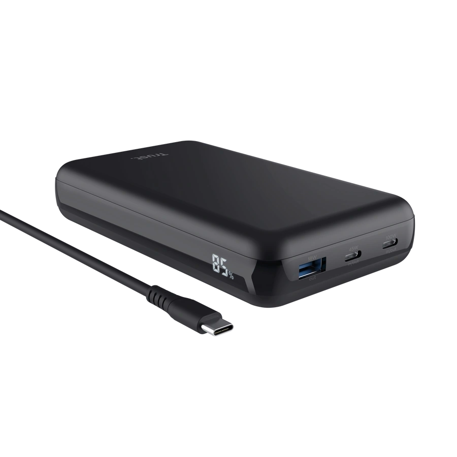 TRUST 25240 Laro 100W fekete laptop powerbank
