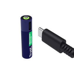 Trust 25671 újratölthető AAA elem USB-C csatlakozással 4db