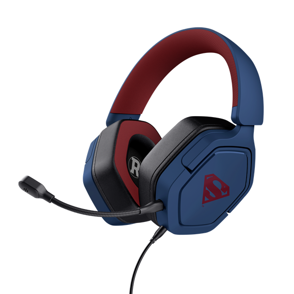 Trust 25739 GXT492SM Carus Superman multiplatform vezetékes gamer headset