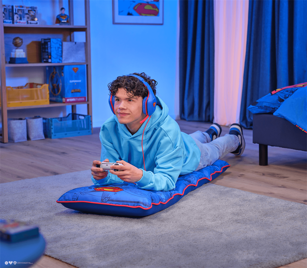 Trust 25740 GXT 718SM Rayzee Superman összecsukható gamer padlófotel