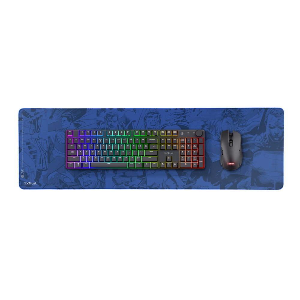 Trust 25743 GXT 759SM Superman XXL gamer egérpad