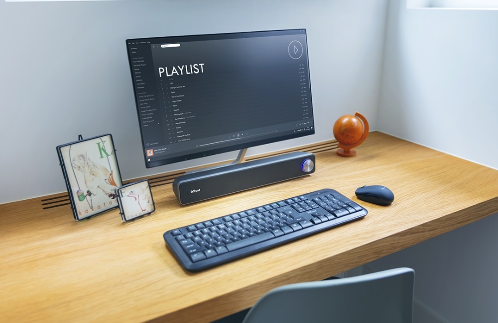 Trust Arys Sound Bar 2.0 12W fekete PC hangszóró