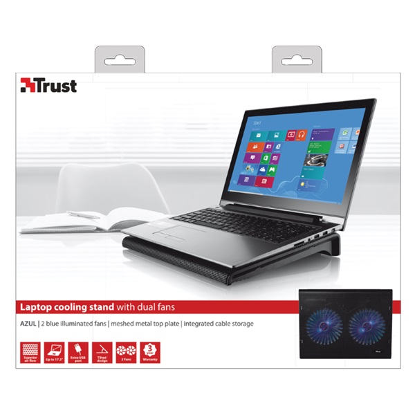 Trust Azul Laptop Cooling Stand notebook hűtőpad