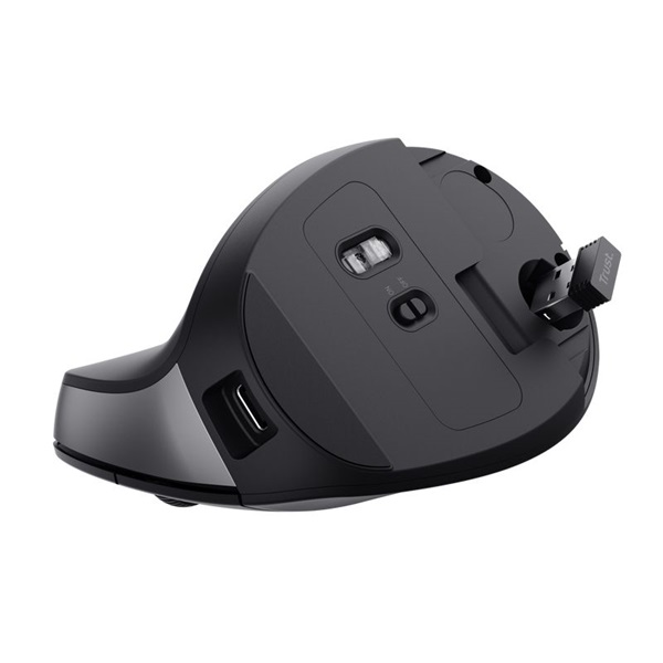 Trust Bayo II Ergonomic vezeték nélküli fekete egér (Újszerű)