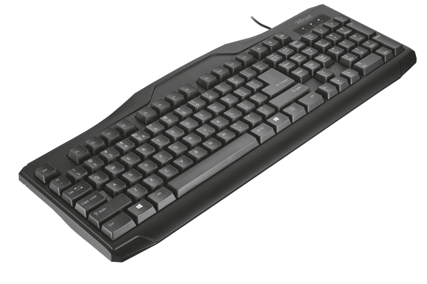 Trust ClassicLine (new) HUN USB fekete billentyűzet