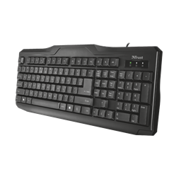 Trust ClassicLine (new) HUN USB fekete billentyűzet