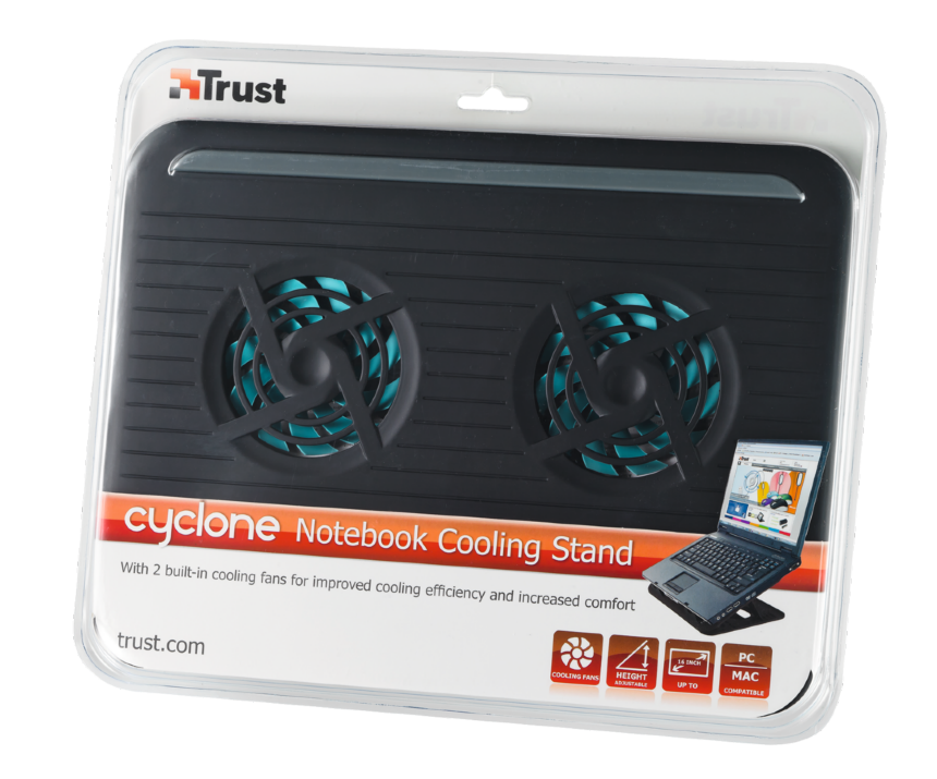 Trust Cyclone Cooling Stand notebook hűtőpad