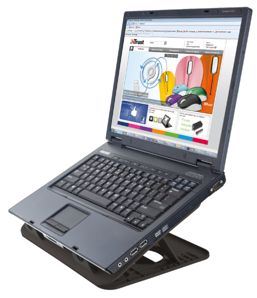 Trust Cyclone Cooling Stand notebook hűtőpad
