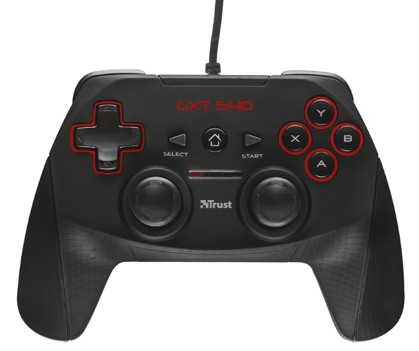 Trust 20712 GXT 540 Yula PC/PS3 fekete gamer kontroller