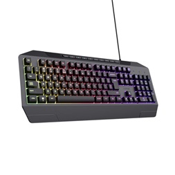 Trust GXT836 Evocx HU vezetékes fekete gamer billentyűzet (Újszerű)