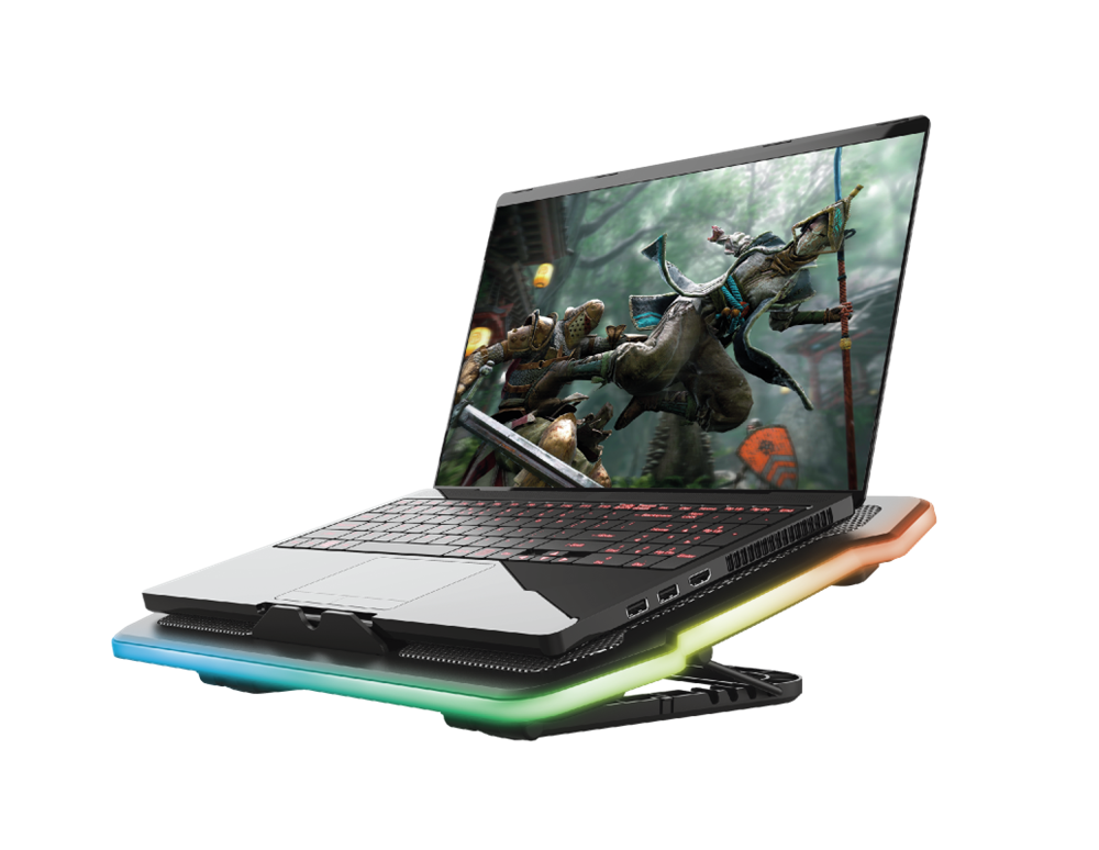 Trust GXT 1126 AURA RGB notebook hűtőpad