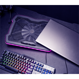 Trust GXT 1126 AURA RGB notebook hűtőpad