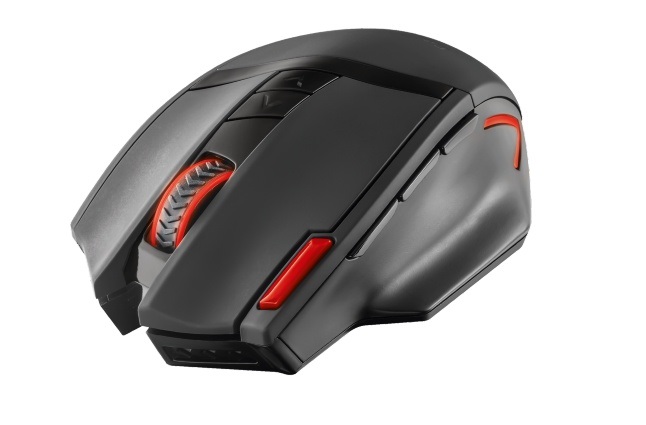 Trust GXT 130 Ranoo vezeték nélküli fekete gamer egér