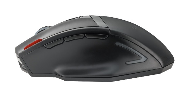Trust GXT 130 Ranoo vezeték nélküli fekete gamer egér