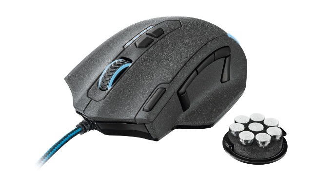Trust GXT 155 Caldor fekete gamer egér