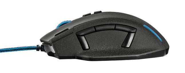 Trust GXT 155 Caldor fekete gamer egér