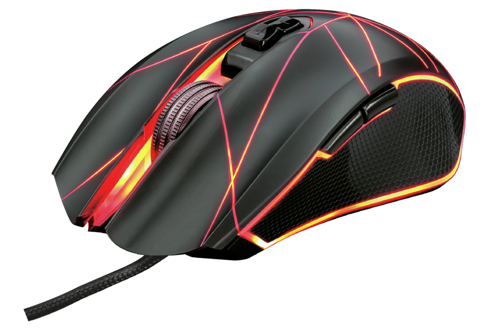 Trust GXT 160 Ture Illuminated fekete gamer egér