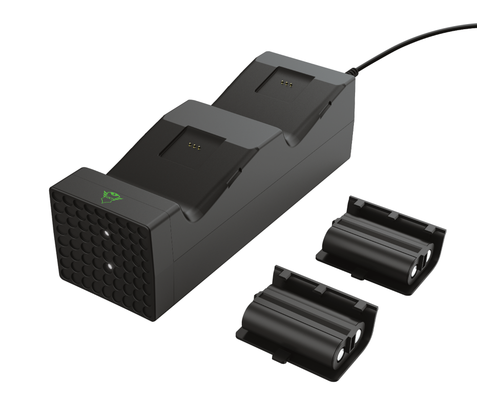 Trust GXT 250 Duo Xbox X/S fekete kontroller töltő állomás