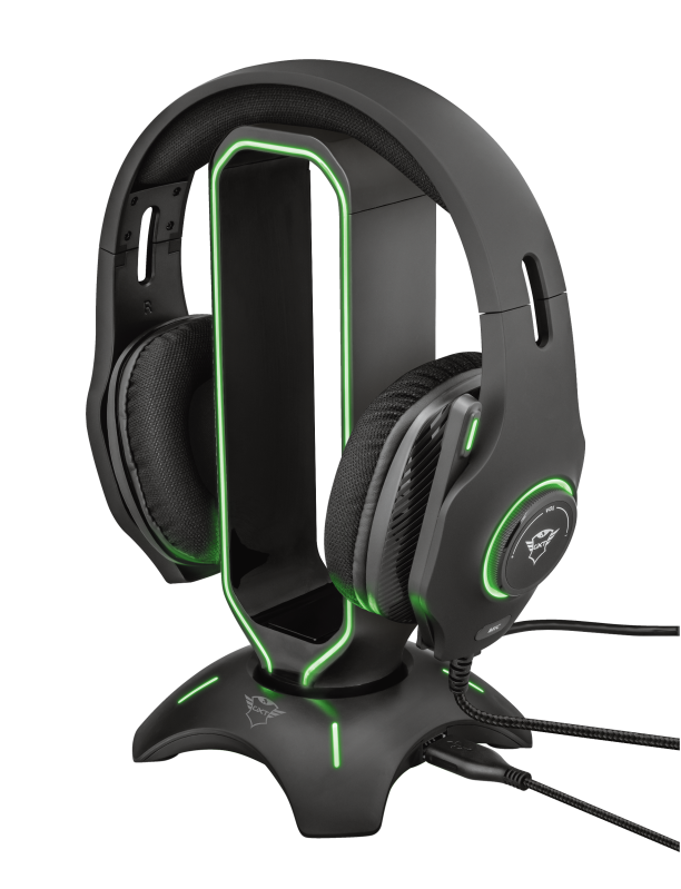Trust GXT 265 Cintar RGB headset állvány