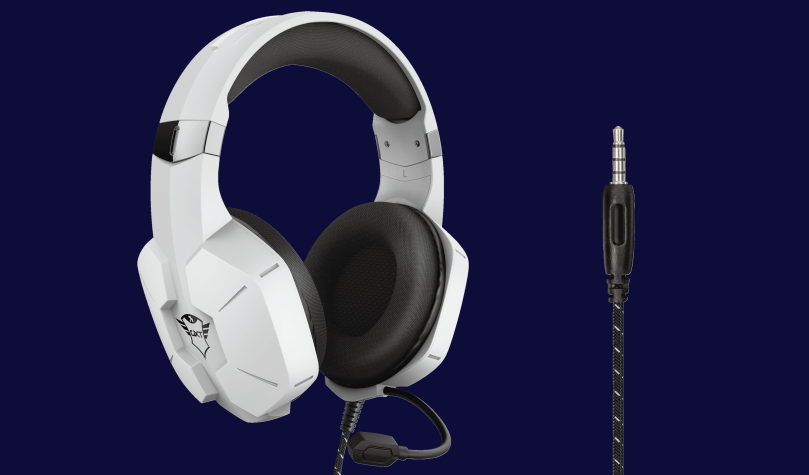 Trust GXT 323W Carus PS5 fehér headset