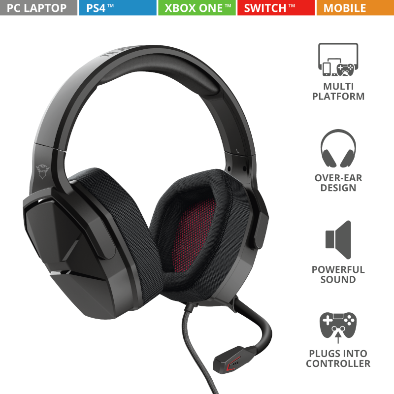 Trust GXT 4371 Ward gamer headset