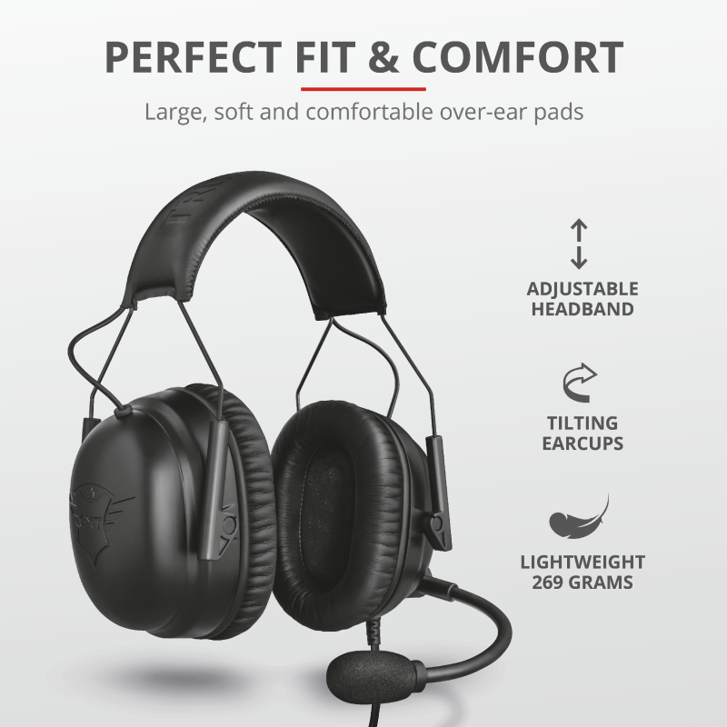 Trust GXT 444 Wayman Pro gamer headset (Újszerű)