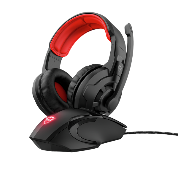 Trust GXT 785 Ravius 2in1 vezetékes gamer headset + vezetékes gamer egér (Újszerű)