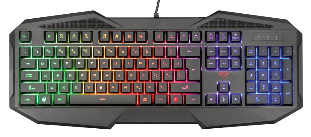 Trust GXT 830-RW Avonn HUN USB fekete gamer billentyűzet