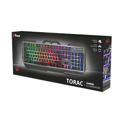 Trust GXT 856 Torac HUN USB fekete gamer billentyűzet