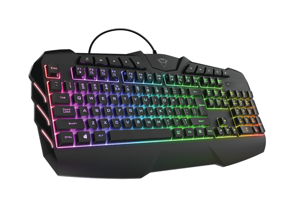 Trust GXT 881 Odyss félmechanikus RGB HU gamer billentyűzet