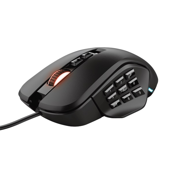 Trust GXT 970 Morfix cserélhető gombos 10000dpi RGB gamer egér