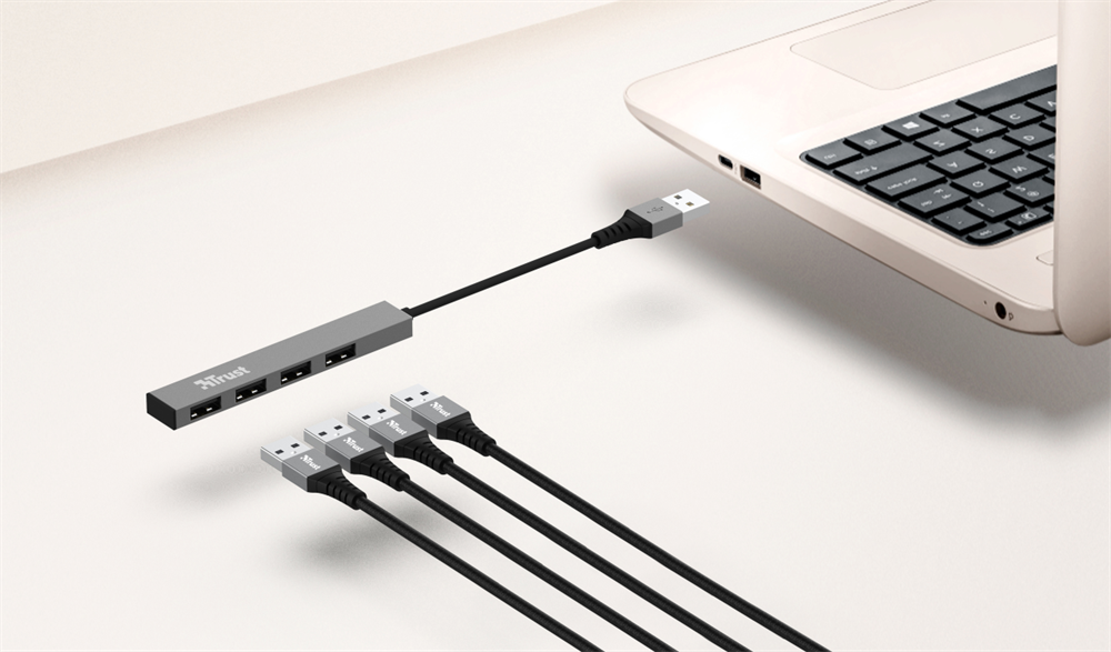 Trust Halyx 4 portos USB 2.0 HUB