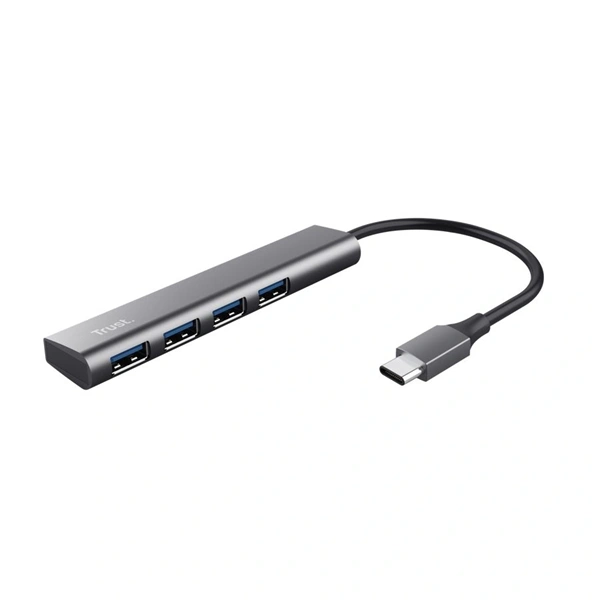 Trust Halyx (USB-C; 4port USB3.2; aluminium) USB 3.2 Hub