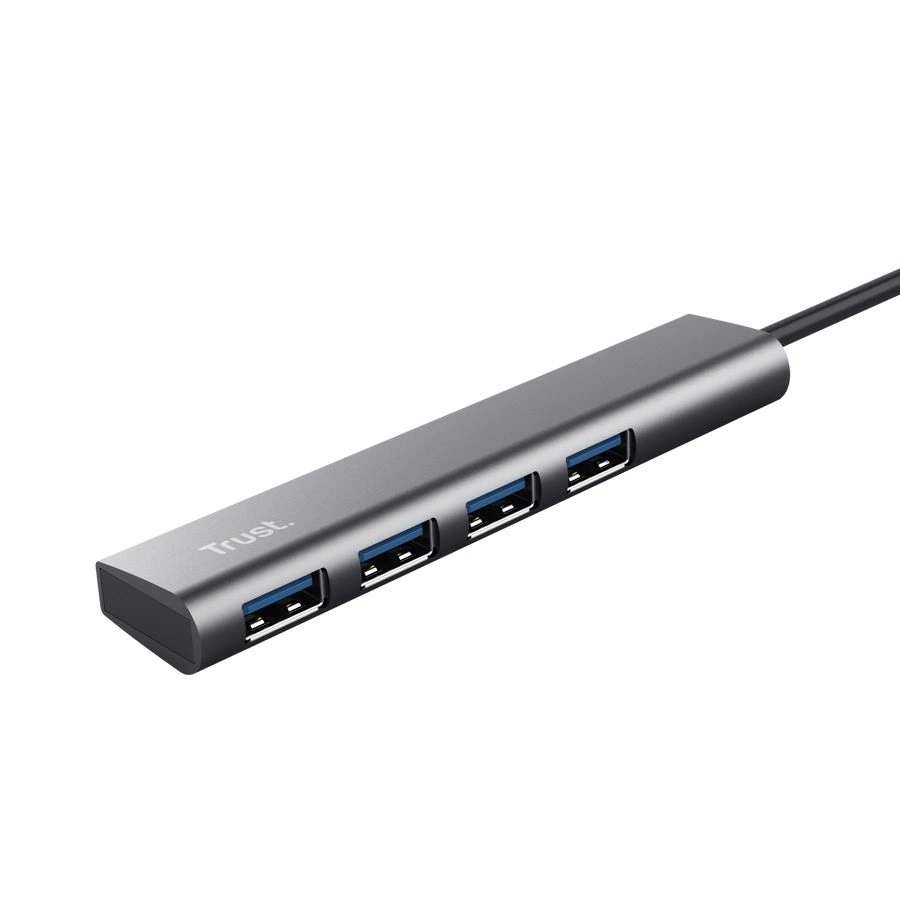Trust Halyx (USB-C; 4port USB3.2; aluminium) USB 3.2 Hub
