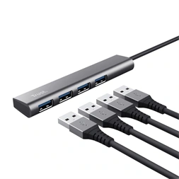 Trust Halyx (USB-C; 4port USB3.2; aluminium) USB 3.2 Hub
