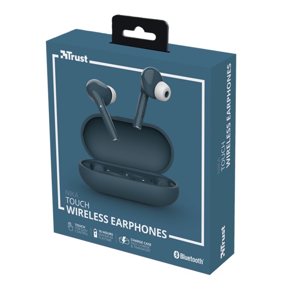Trust Nika Touch True Wireless Bluetooth kék fülhallgató