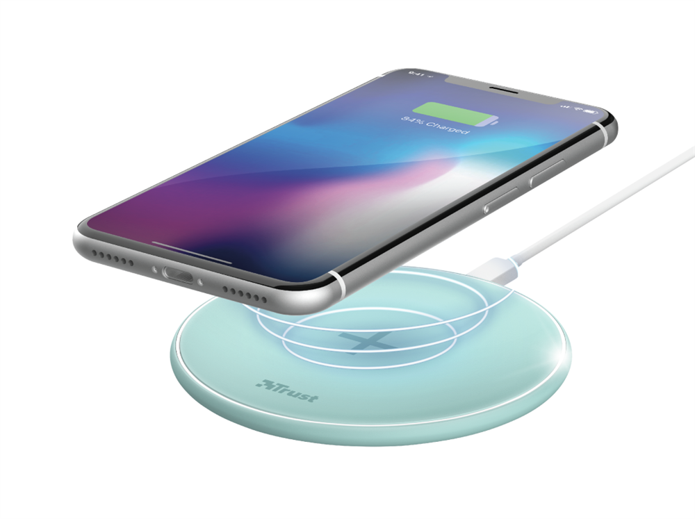 Trust Qylo Fast QI 7.5/10W wireless türkiz töltő