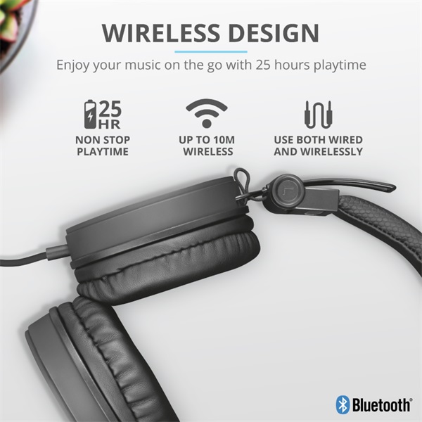 Trust Tones jack mikrofonos fejhallgató