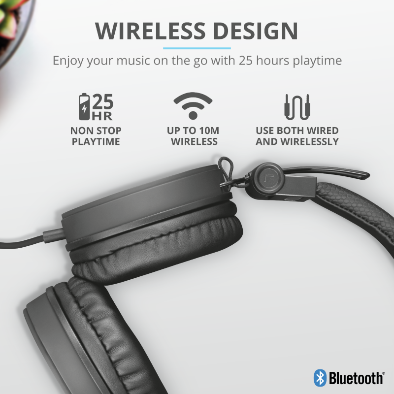 Trust Tones jack mikrofonos fejhallgató