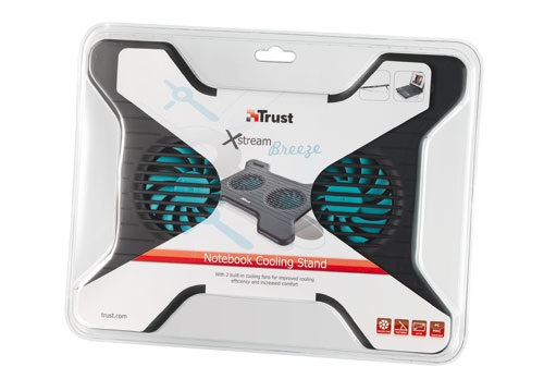Trust Xstream Breeze fekete notebook hűtőpad