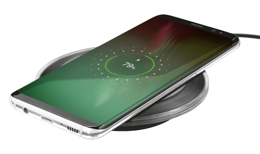 Trust Yudo QI 5W wireless szürke töltő