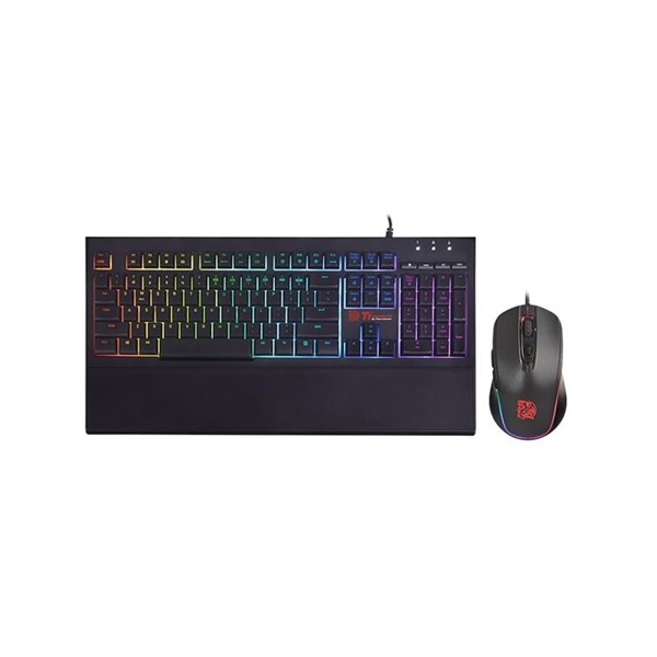 Tt eSPORTS Challenger Elite RGB Combo USB angol (US) gaming billentyűzet + egér fekete
