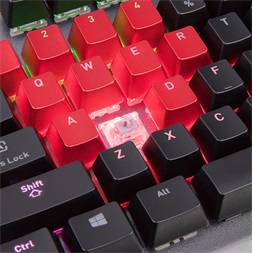 Ttesports Level 20 RGB Titanium (Cherry MX speed silver) US USB mechanikus gamer billentyűzet
