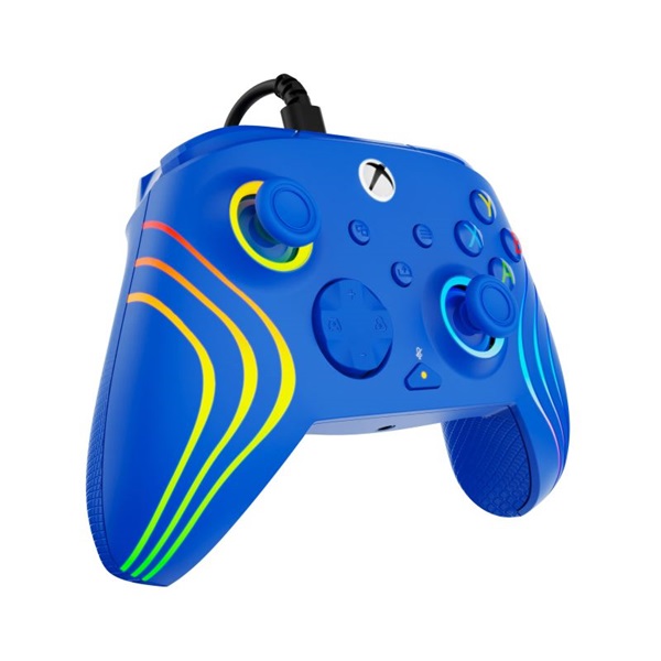Turtle Beach TBC-2002-25 Afterglow Wave RGB PC/Xbox One/Xbox Series X|S vezetékes kék kontroller