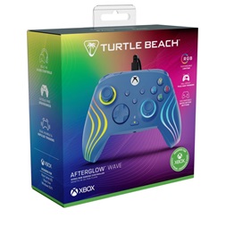 Turtle Beach TBC-2002-25 Afterglow Wave RGB PC/Xbox One/Xbox Series X|S vezetékes kék kontroller