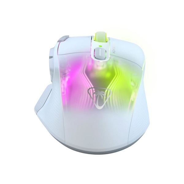 Turtle Beach TBM-1101-15 Bundle Kone XP Air vezeték nélküli fehér egér + RGB töltőállomás