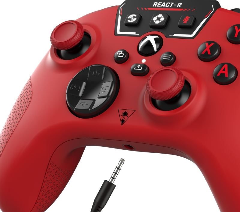 Turtle Beach TBS-0734-05 REACT-R PC/Xbox One/Xbox Series X|S vezetékes piros kontroller