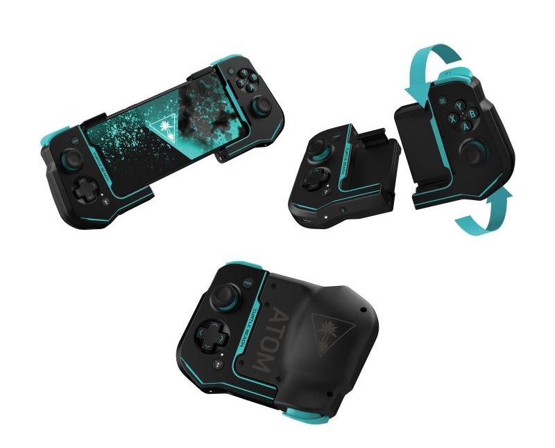 Turtle Beach TBS-0764-05 Atom Android/Bluetooth vezeték nélküli fekete-kék kontroller