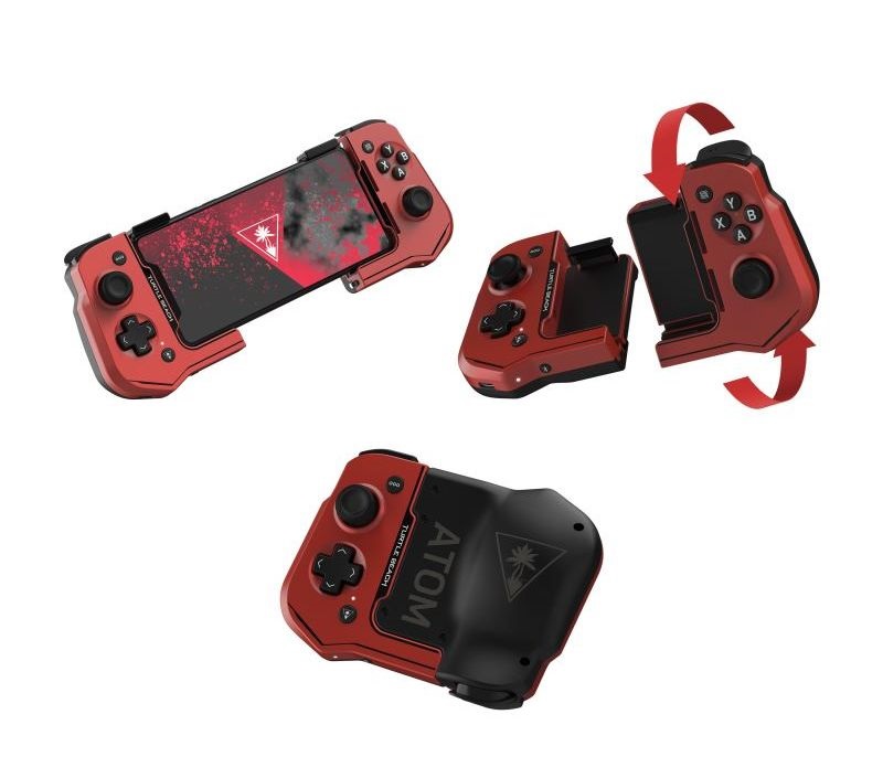 Turtle Beach TBS-0766-05 Atom Android/Bluetooth vezeték nélküli piros-fekete kontroller