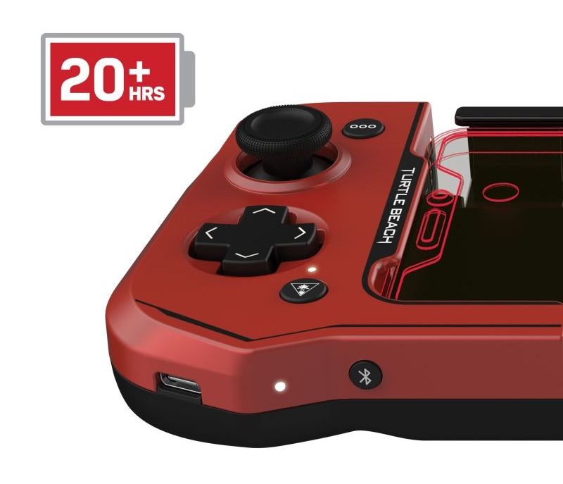 Turtle Beach TBS-0766-05 Atom Android/Bluetooth vezeték nélküli piros-fekete kontroller